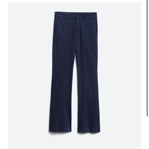 Bootcut blue dress pants